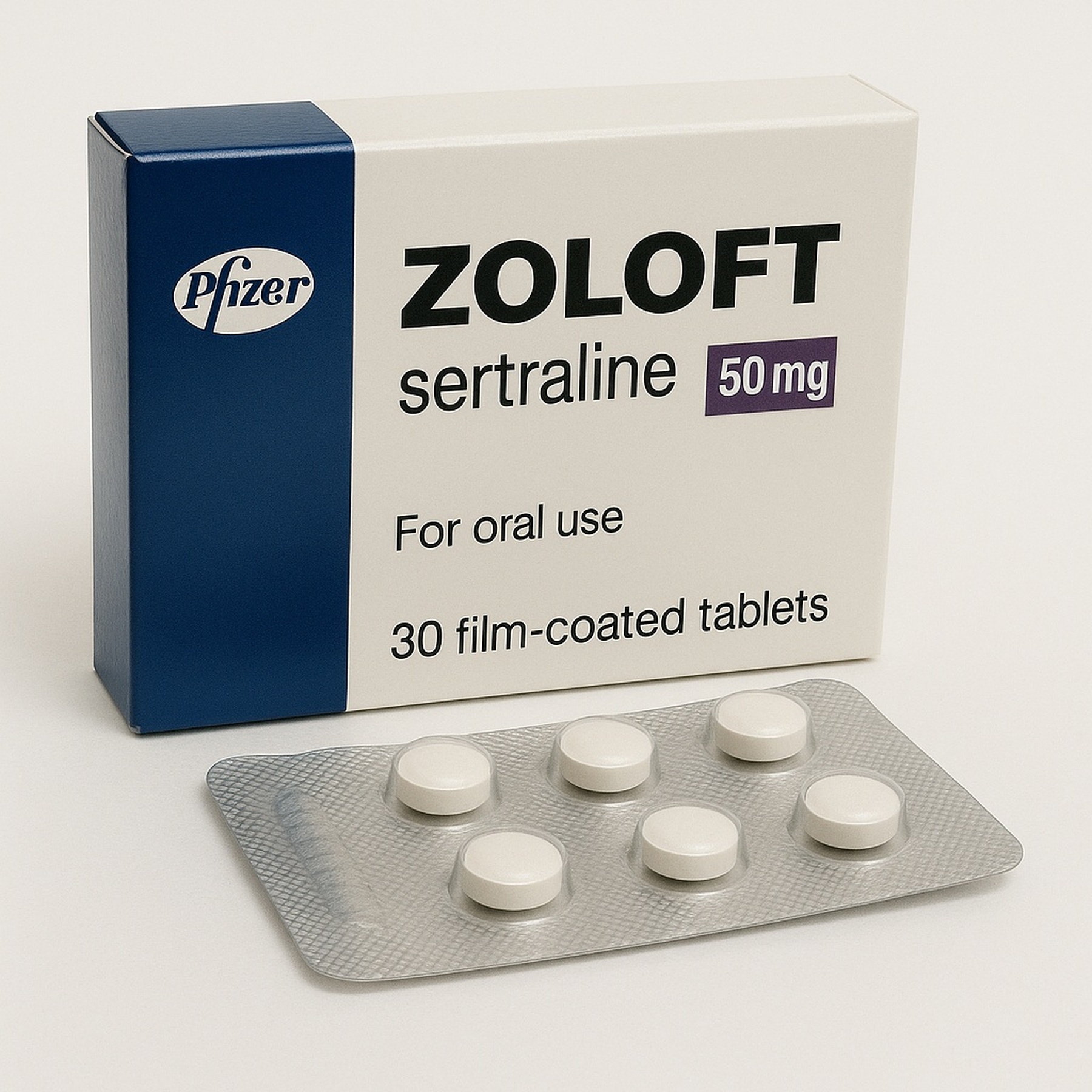 Zoloft (Sertraline) — traitement de la dépression et trouble anxieux