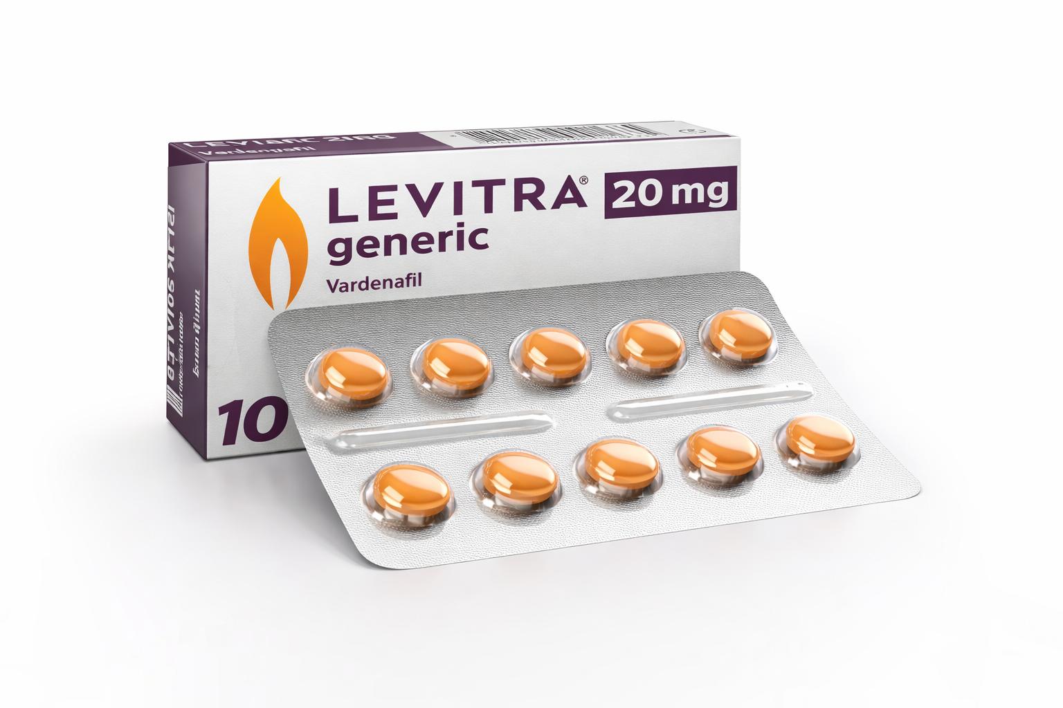 Levitra Generic (Vardenafil), traitement contre la dysfonction érectile