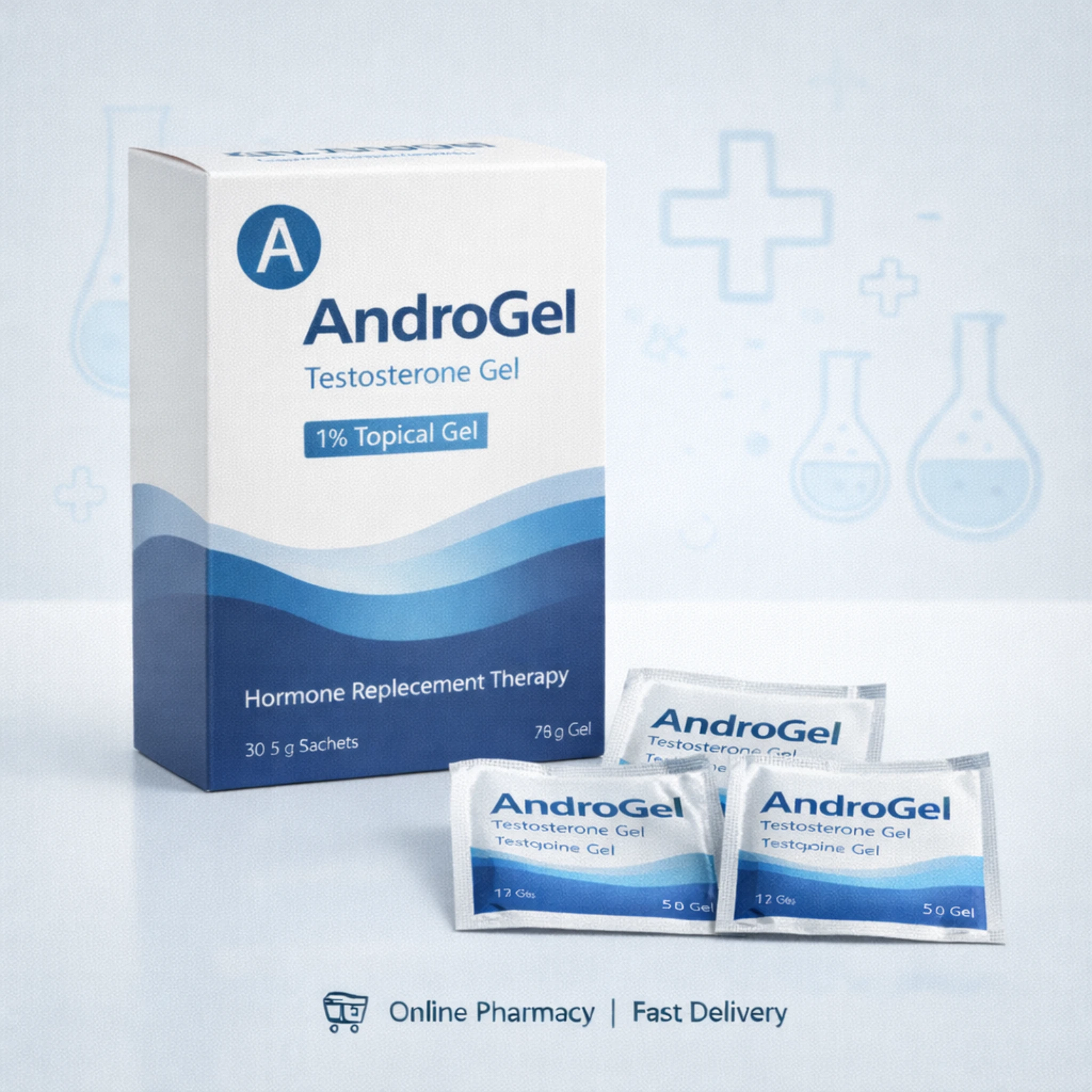 Androgel (Testosterone topical) — gel de testostérone