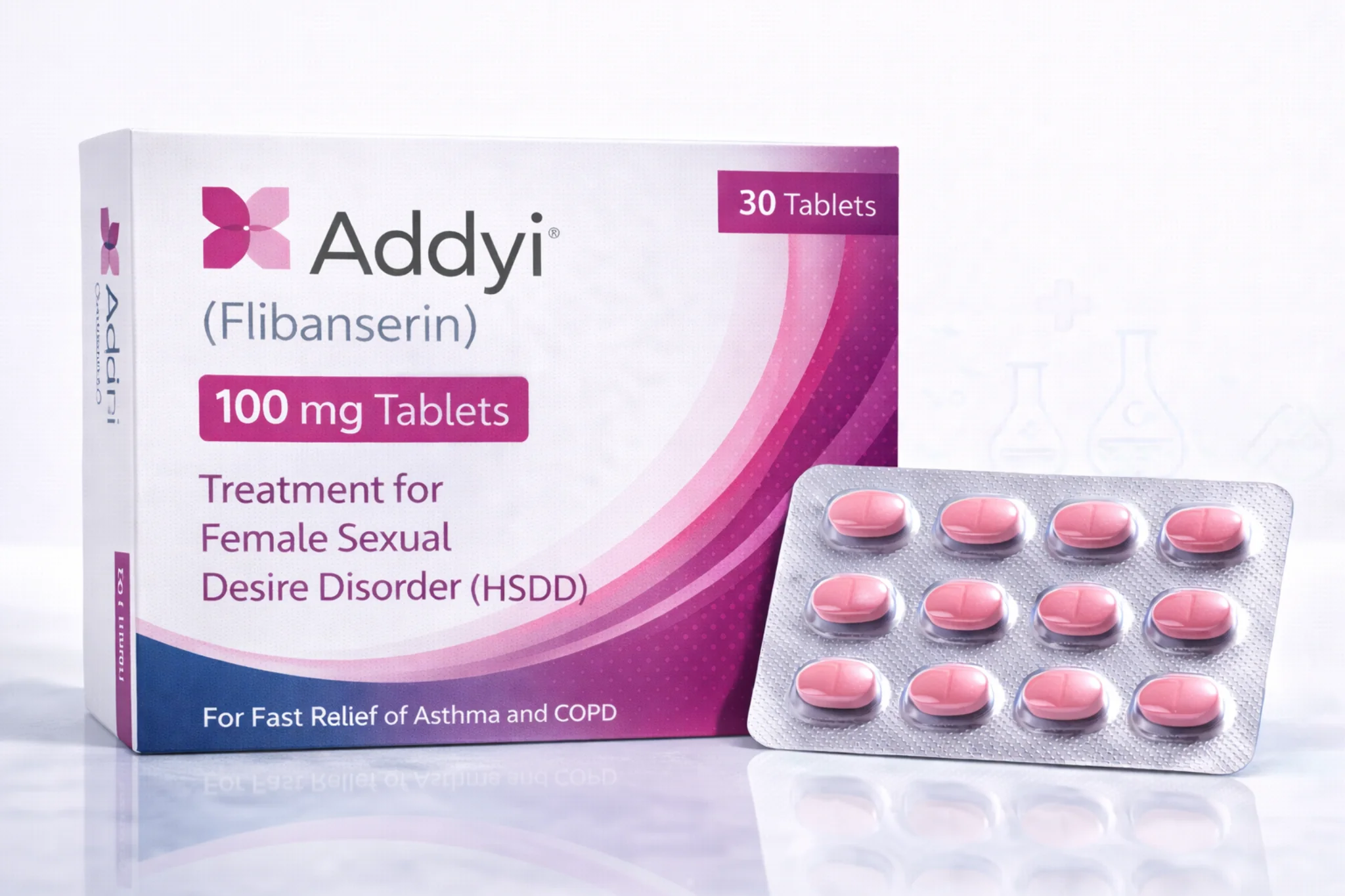 Addyi (flibanserin) — traitement du trouble du désir sexuel hypoactif