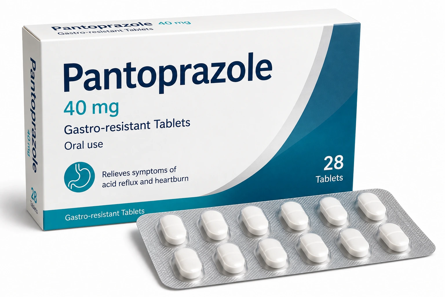 Pantoprazol 40 mg - magensaftresistente Tabletten